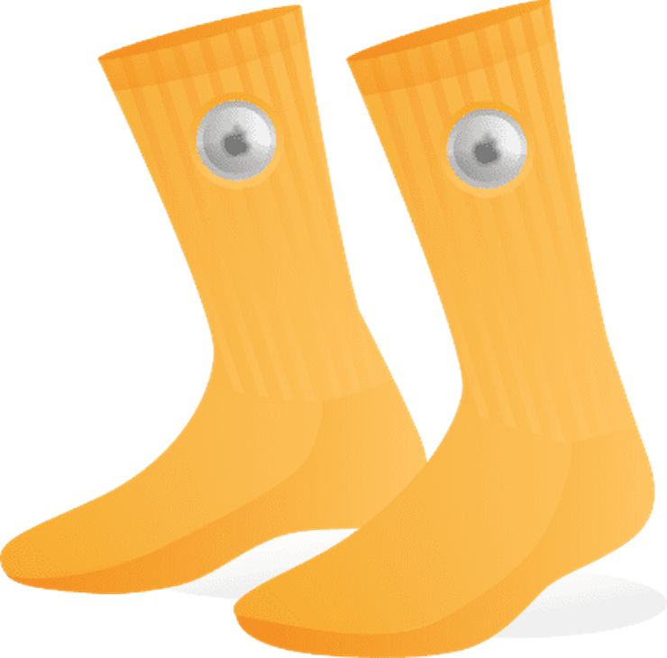 А вот эта штука была бы полезной. По крайней мере с одним AirTag, ведь теряется-то всё время только один носок, не так ли? Фото.