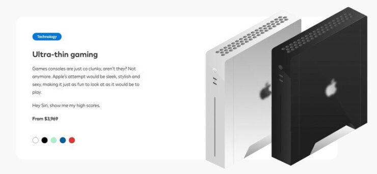 Если бы Apple выпустила свою игровую консоль, она бы явно стоила не три копейки. Фото.