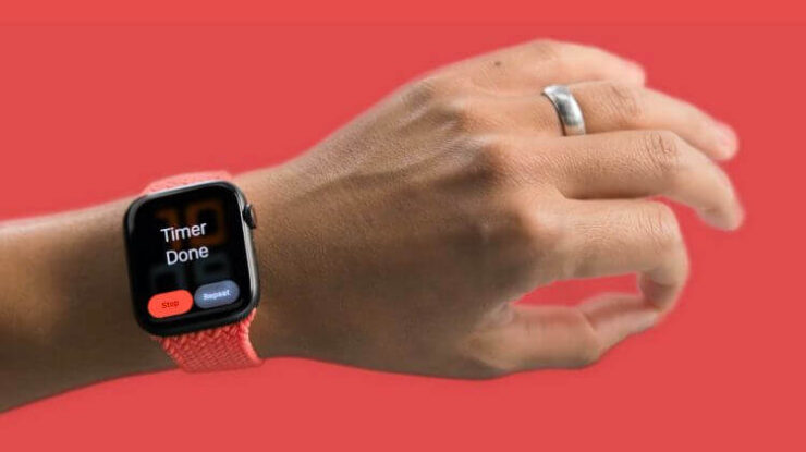 Apple Watch можно будет управлять без прикосновений к экрану. Фото.