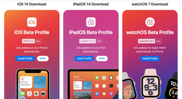 Как установить бету iOS 14.7. Установка беты для разработчиков проще, чем общедоступной сборки. Фото.