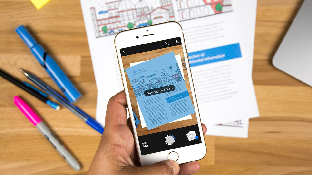 Фотографирование документов смартфоном