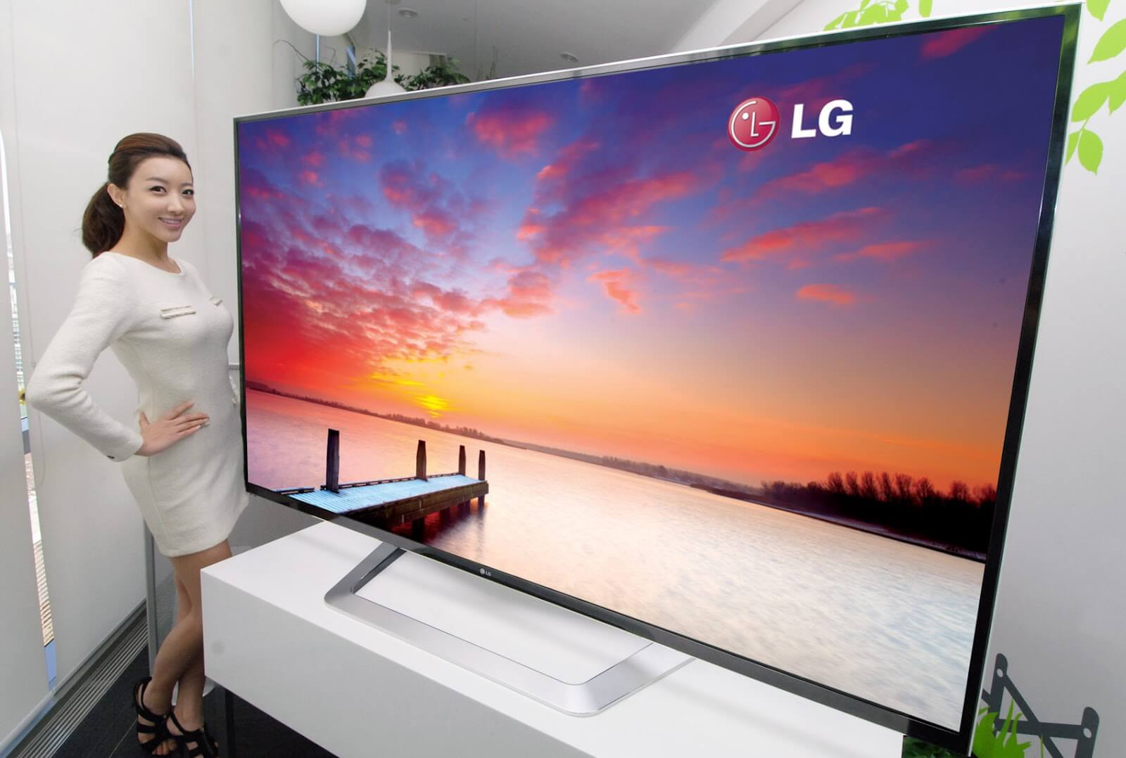Выбираем телевизор по размеру: немного физики и математики для любителей комфортного просмотра. Телевизоры LG. Фото.