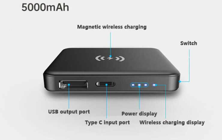 Дешёвый пауэрбанк для iPhone на магнитах. Супер-удобный и компактный аккумулятор. Дешёвый пауэрбанк для iPhone на магнитах. Супер-удобный и компактный аккумулятор. Фото.