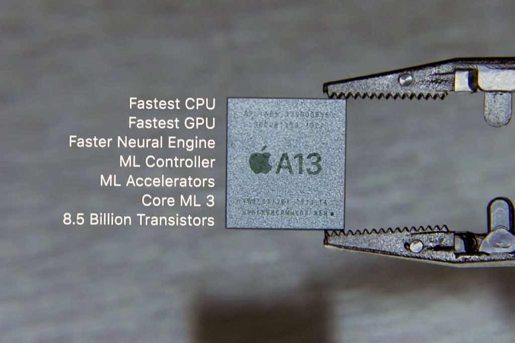 Процессор A13 очень хорош в обработке в графики. Фото.