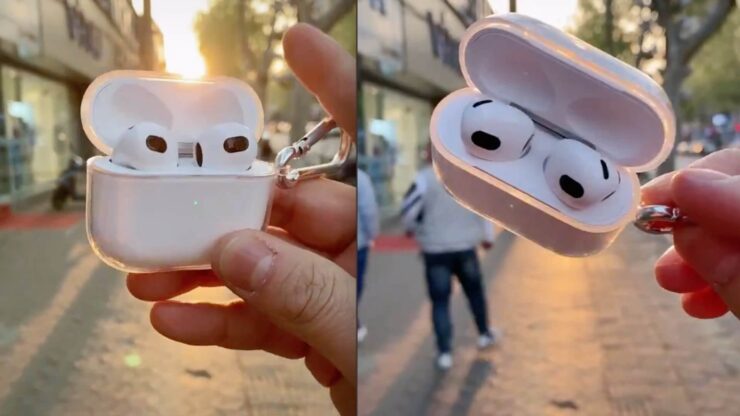 Скорее всего, AirPods 3 будут именно такими, без амбушюр. Фото.