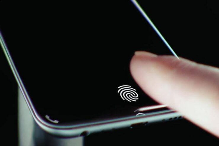 Встроенные в дисплей сканеры отпечатков обычно менее удобны, чем их физические аналоги. Фото.