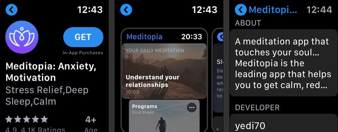 ТОП-8 приложений для ваших Apple Watch. Медитация — отличный вклад в здоровье. ТОП-8 приложений для ваших Apple Watch. Медитация — отличный вклад в здоровье. Фото.
