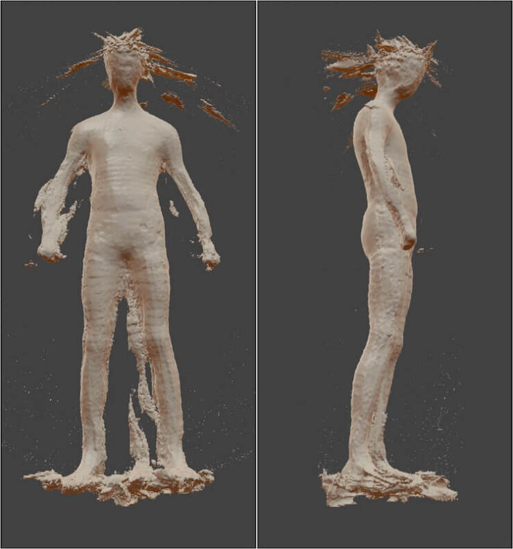 Как сделать 3D-аватар. Сделать правильную форму объекта было довольно сложно. Фото.