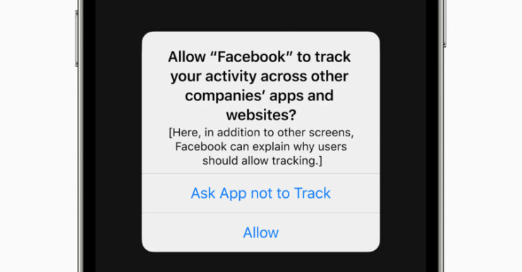 Facebook против Apple. Apple потребовала от разработчиков спрашивать у пользователей разрешения на слежку. Но это ещё не самое страшное. Фото.