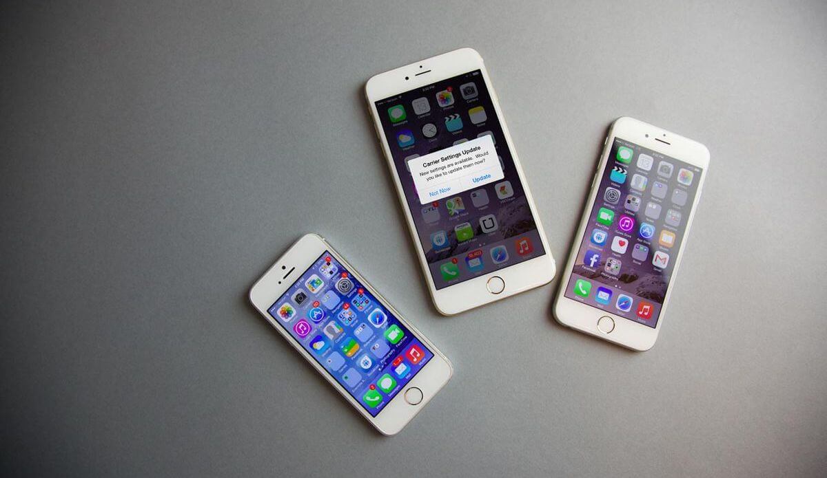 После обновления на iOS 14.7.1 разные iPhone не могут найти сеть. Фото.