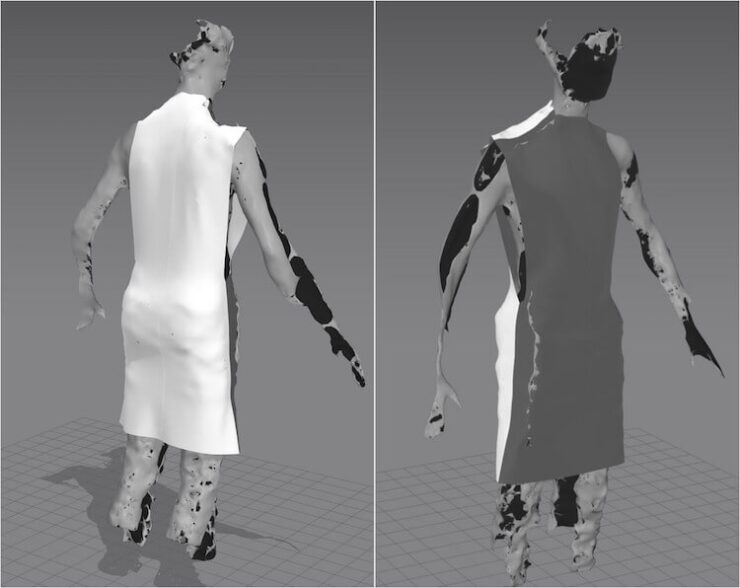 Как сделать 3D-аватар. Сначала 3D-модель ткани выглядела вот так. Фото.