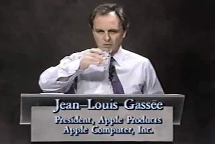 Это Жан-Луи Гассé. Именно его мы должны благодарить за Mac. Фото.