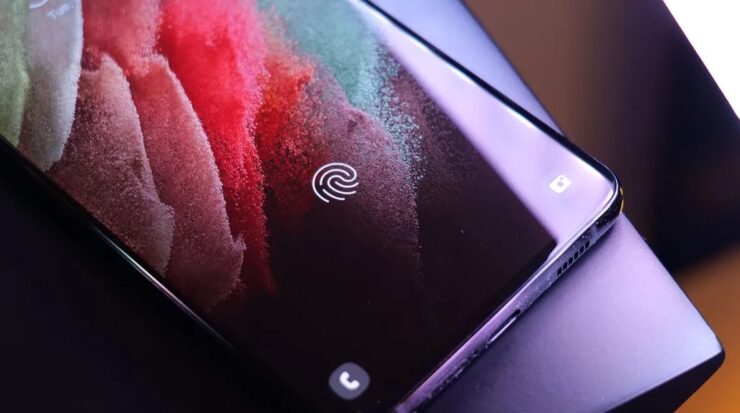 Touch ID под экраном. Touch ID должен был вернуться в новой для себя ипостаси — подэкранной. Фото.