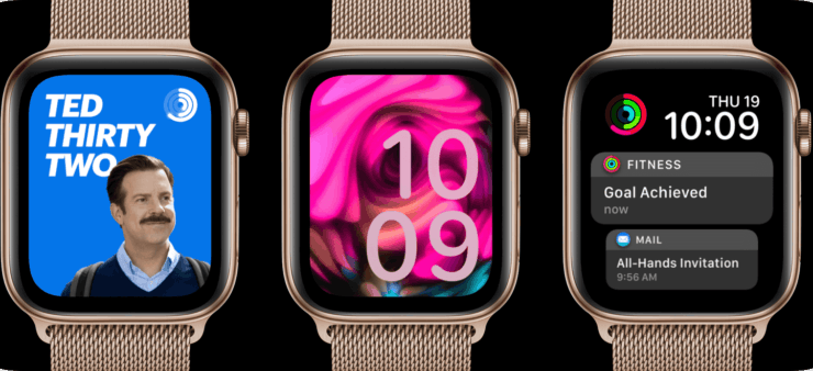 Apple вполне может разнообразить циферблаты Apple Watch. Фото.