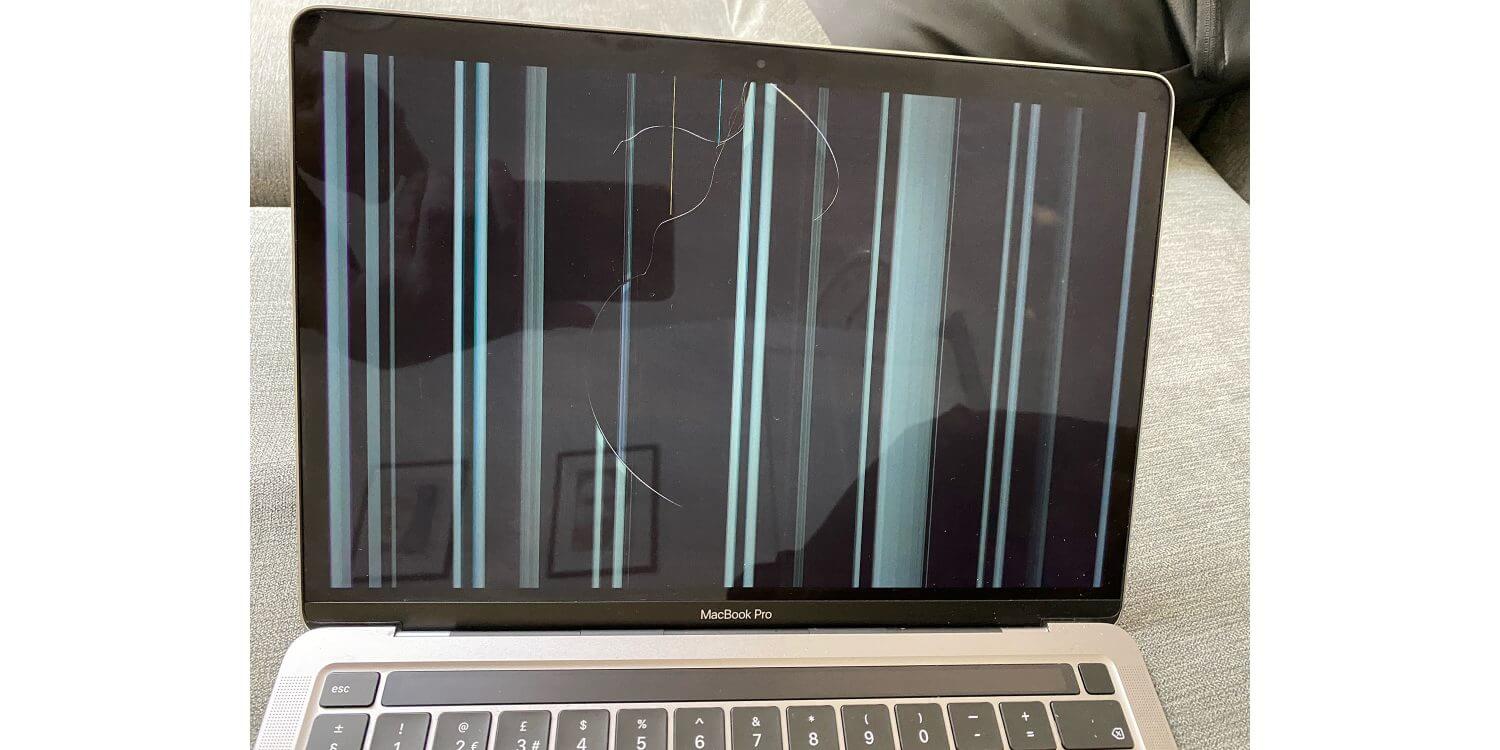 Треснул экран в MacBook. Что делать. Разбитый » от воздуха» экран новенького MacBook. Треснул экран в MacBook. Что делать. Разбитый » от воздуха» экран новенького MacBook. Фото.