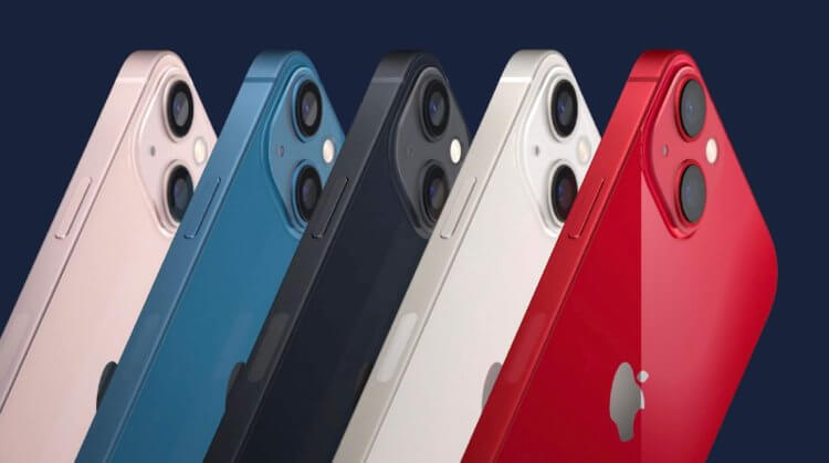 Сколько стоят новые iPhone 13 в России. Фото.