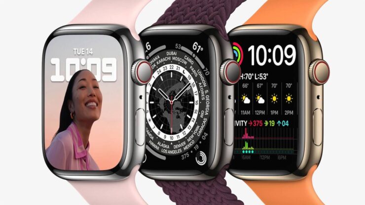 Основные изменения ждут линейку Apple Watch только в 2022 году. Фото.