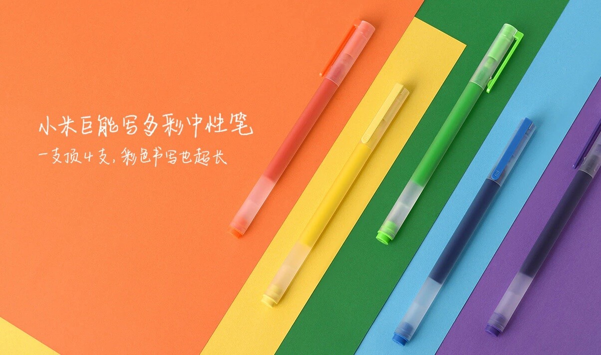 Ручки Xiaomi отличаются высоким качеством. Фото.