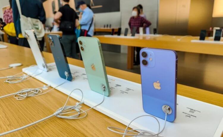 Apple официально снизила цены на iPhone 11 и iPhone 12 в России. Фото.