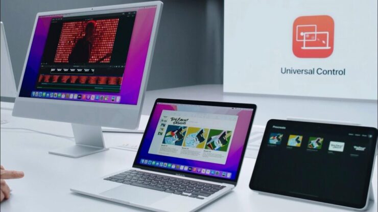 Universal Control в iOS 15 и macOS Monterey. Universal Control, который должен был сделать из iPadOS и macOS единое рабочее пространство, тоже задержится. Фото.