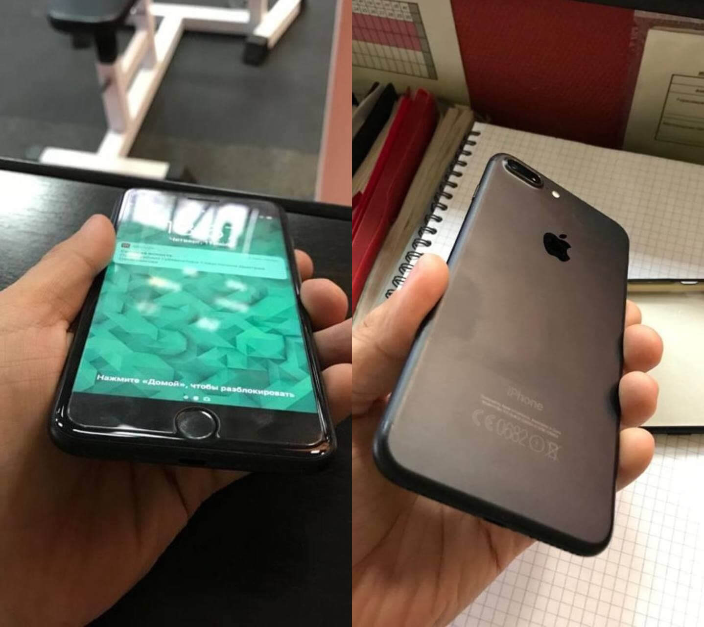 Вот мой классный iPhone 7 Plus: никаких нареканий за все время эксплуатации. Фото.