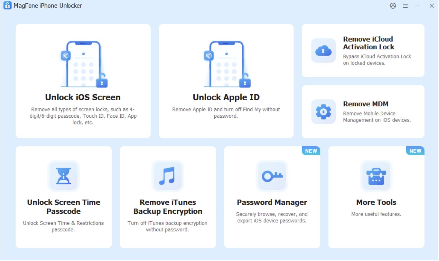 Как разблокировать отключенный iPhone без iTunes. MagFone заменит вам Айтюнс и даст даже больше. Фото.