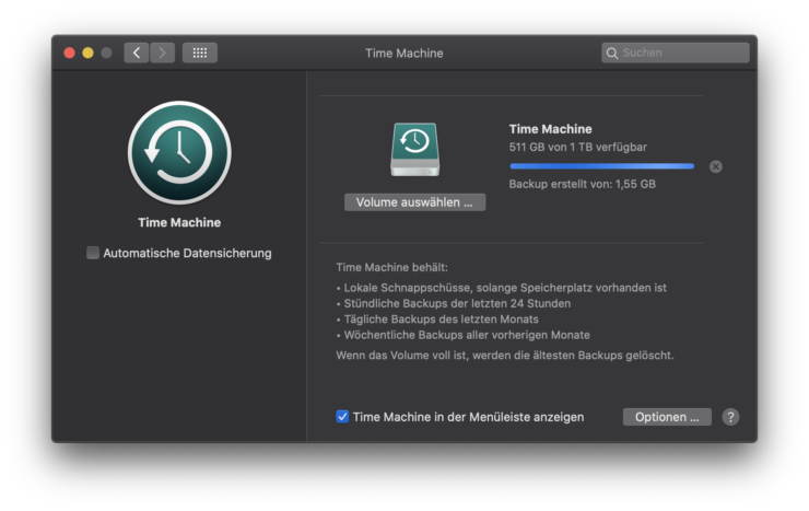 Резервное копирование macOS. Процедура восстановления данных с помощью Time Machine. Фото.