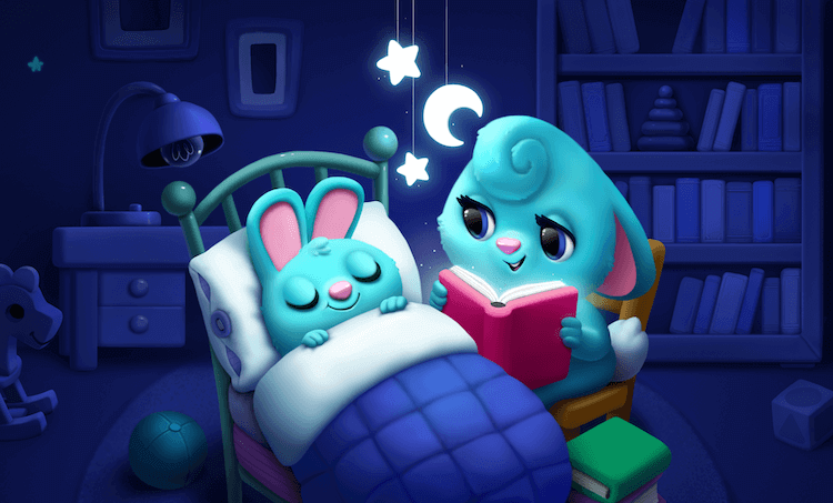 Самое удобное приложение с детскими сказками. Фото.