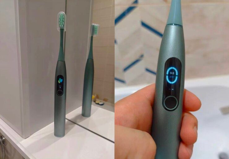 Электрическая зубная щетка. Перед применением обязательно проконсультируйтесь со своим стоматологом. Фото.