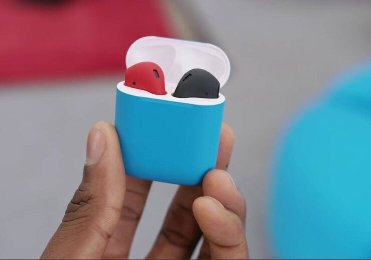 Как изменить цвет AirPods. Как вам такой вариант? Как изменить цвет AirPods. Как вам такой вариант? Фото.