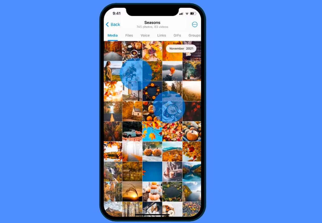 Поиск медиафайлов в Телеграм стал еще проще. Фото.
