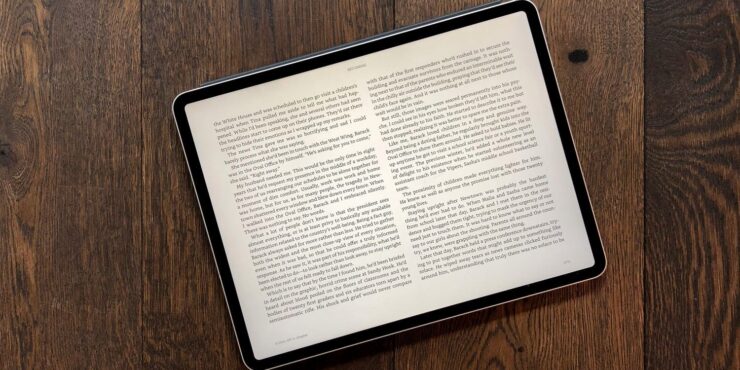 У iPad экран идеально подходит для чтения. Все дело в Retina? Фото.