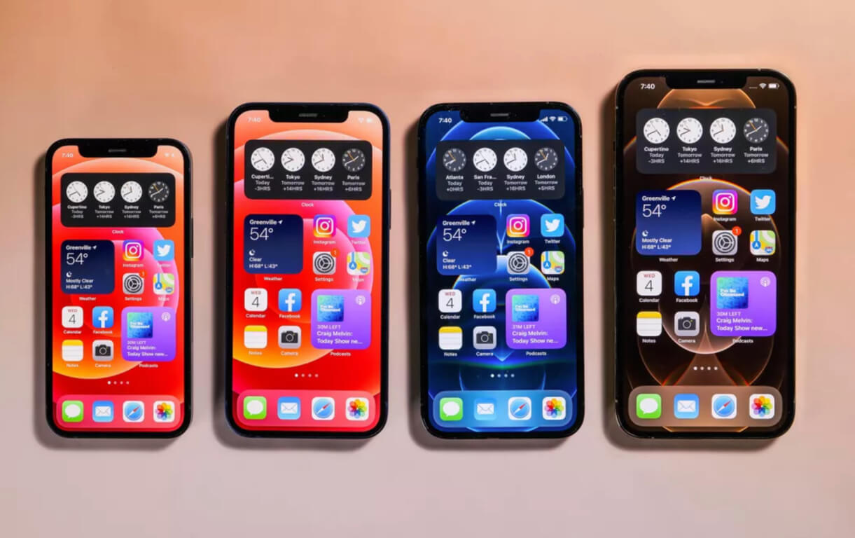 Изменения в новом iPhone 13 минимальны. Фото.