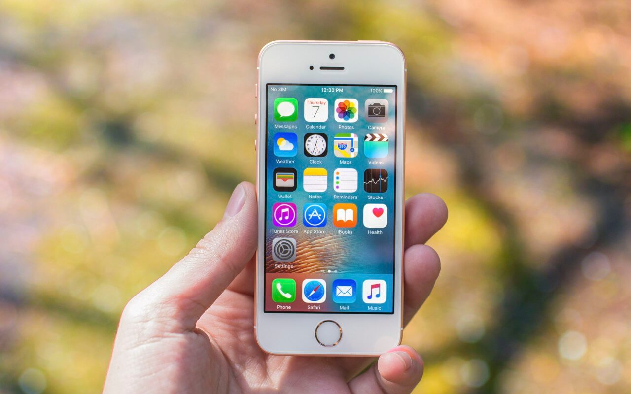 Пожелтевший дисплей в iPhone SE — распространенная проблема. Фото.