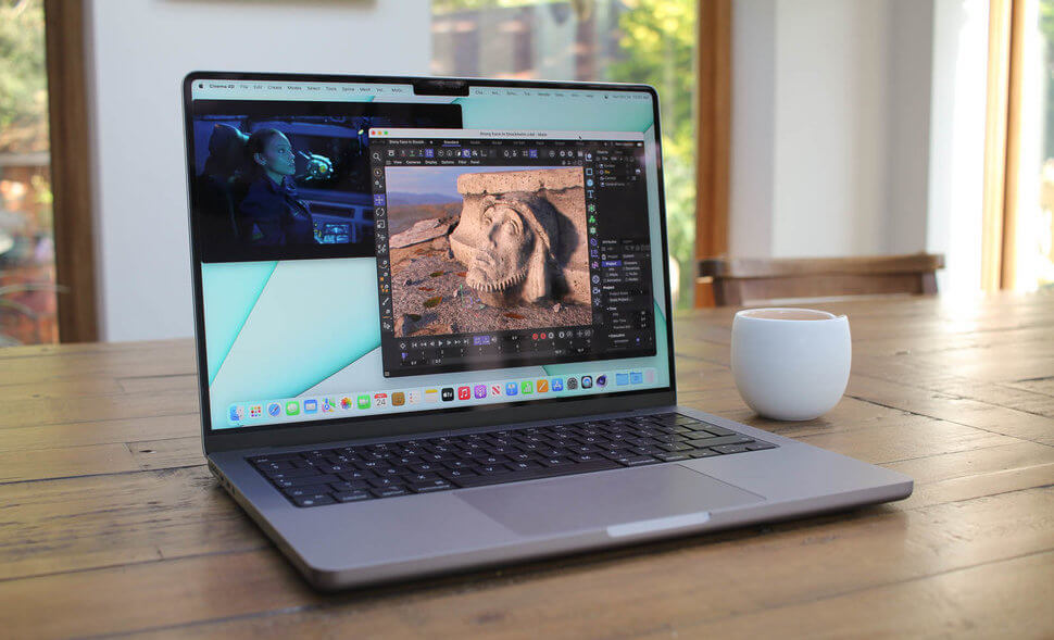 Что быстрее: новый MacBook Pro 14 или iMac Pro. Фото.