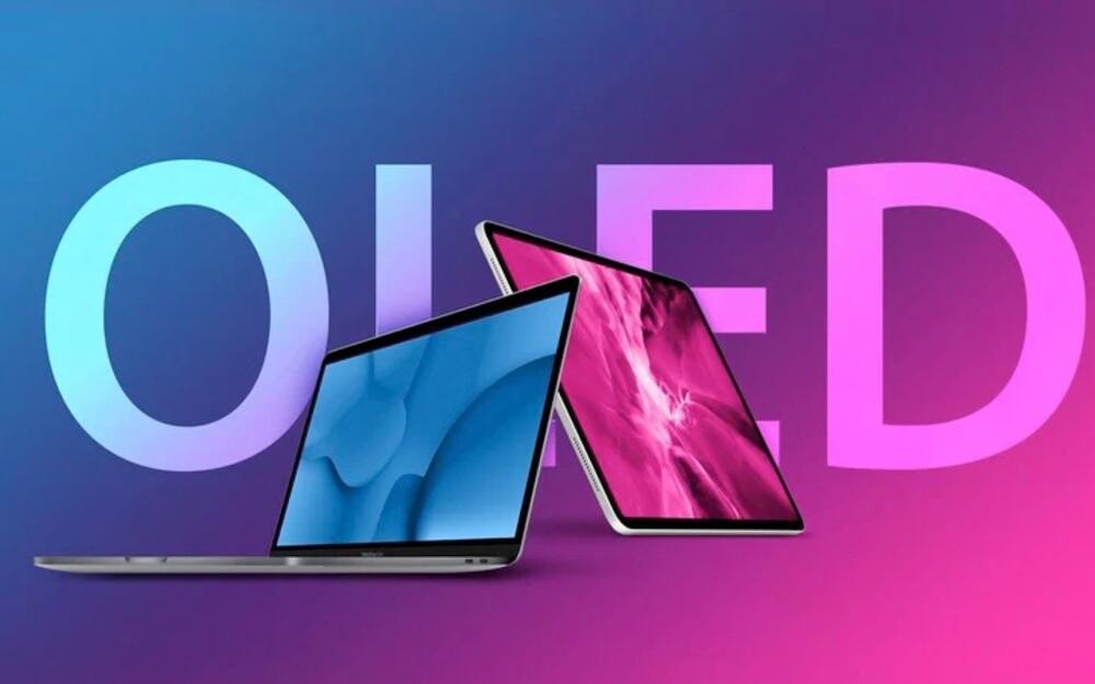 OLED-дисплеи в MacBook. Несмотря на недавний mini-LED дисплей, в новых MacBook Pro может быть OLED-дисплей. Фото.