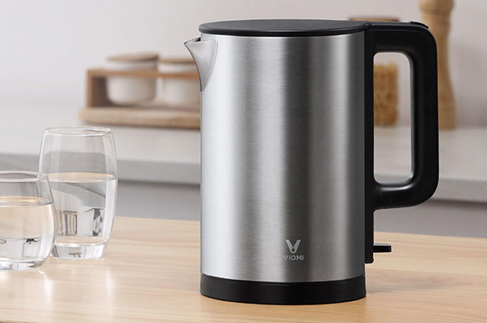 Все чайники Xiaomi оснащаются скрытым нагревательным элементом, даже самые дешёвые. Фото.