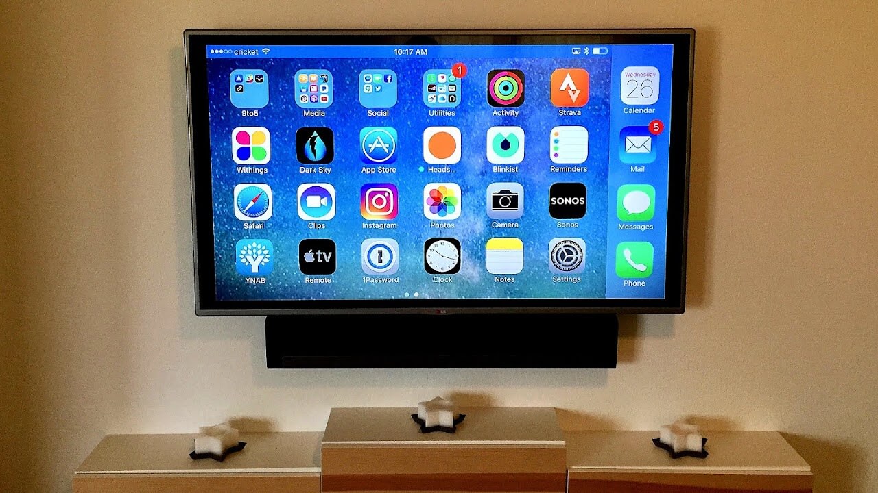 Просматривайте фото, смотрите видео, играйте в игры с помощью трансляции айфона на телевизор. Фото.