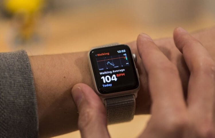 Как Apple Watch измеряет пульс. Измерение пульса на Apple Watch. Фото.