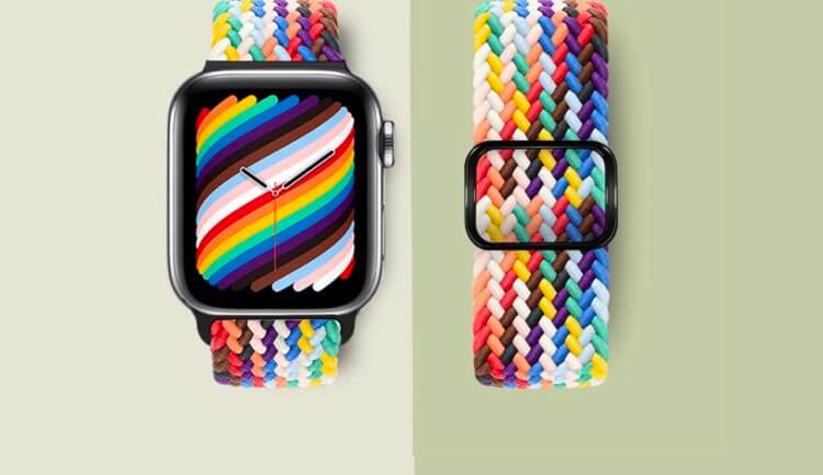 Нейлоновый ремешок на Apple Watch. Крутой чехол для Apple Watch. Нейлоновый ремешок на Apple Watch. Крутой чехол для Apple Watch. Фото.