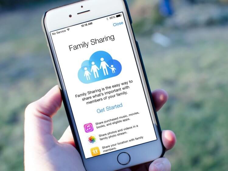 Как добавить человека в Семейный доступ. Настраиваем Семейный доступ в iPhone. Фото.