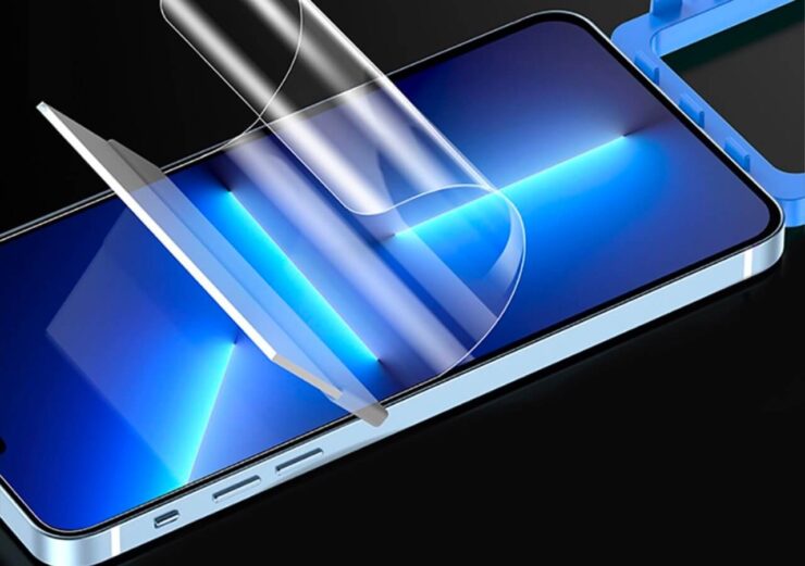 Гидрогелевая пленка. Гидрогелевая пленка — лучшая альтернатива защитному стеклу. Фото.