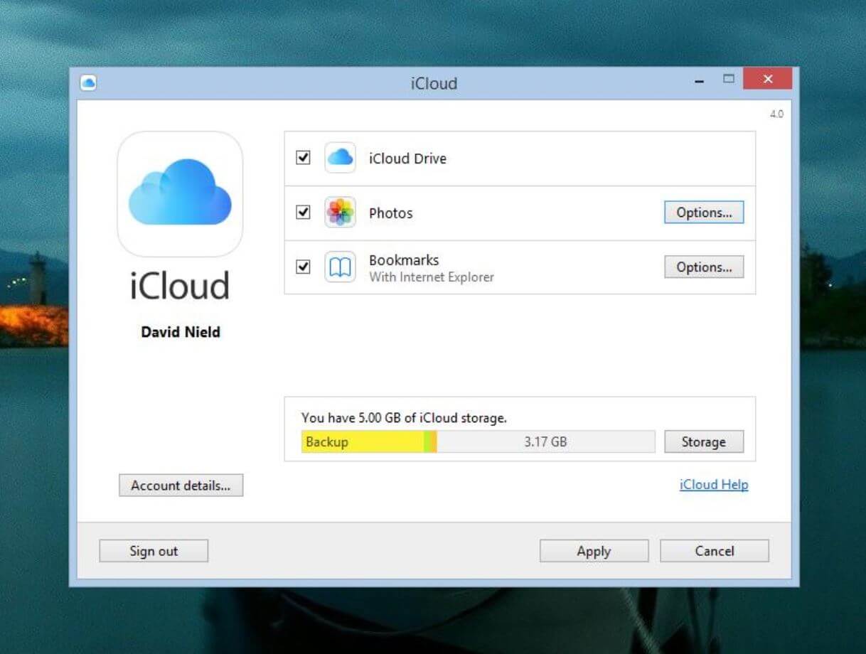 Как пользоваться iCloud Drive. Вам понадобится минимум Windows 7. Фото.