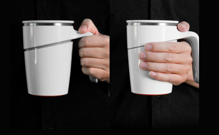 Кружка для тех, кто много работает за компьютером. Фото.