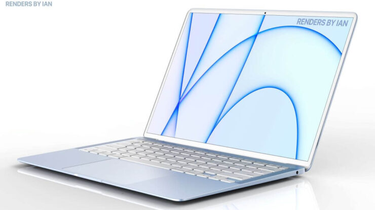 Новый MacBook Air 2022. Новый MacBook Air 2022 выглядит уж очень интересно. Фото.