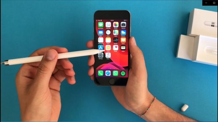 К сожалению Apple Pencil поддерживается только iPad. Фото.