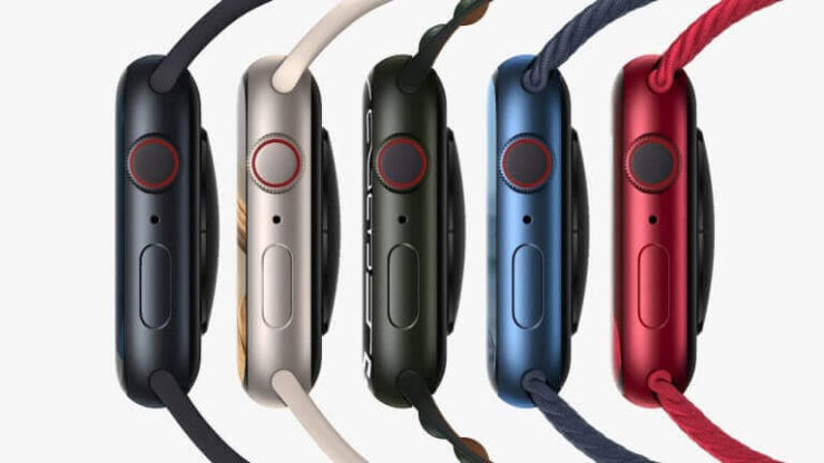 Новые цвета в Apple Watch 7 действительно хороши. Фото.