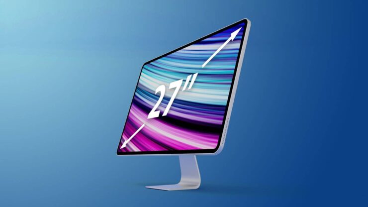 Новый iMac 27″ 2022. Новый iMac 27 должен стать отличной машиной для многих пользователей. Фото.