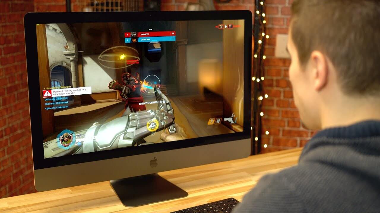 iMac — одно из лучших решений для игр среди всех яблочных устройств. Фото.