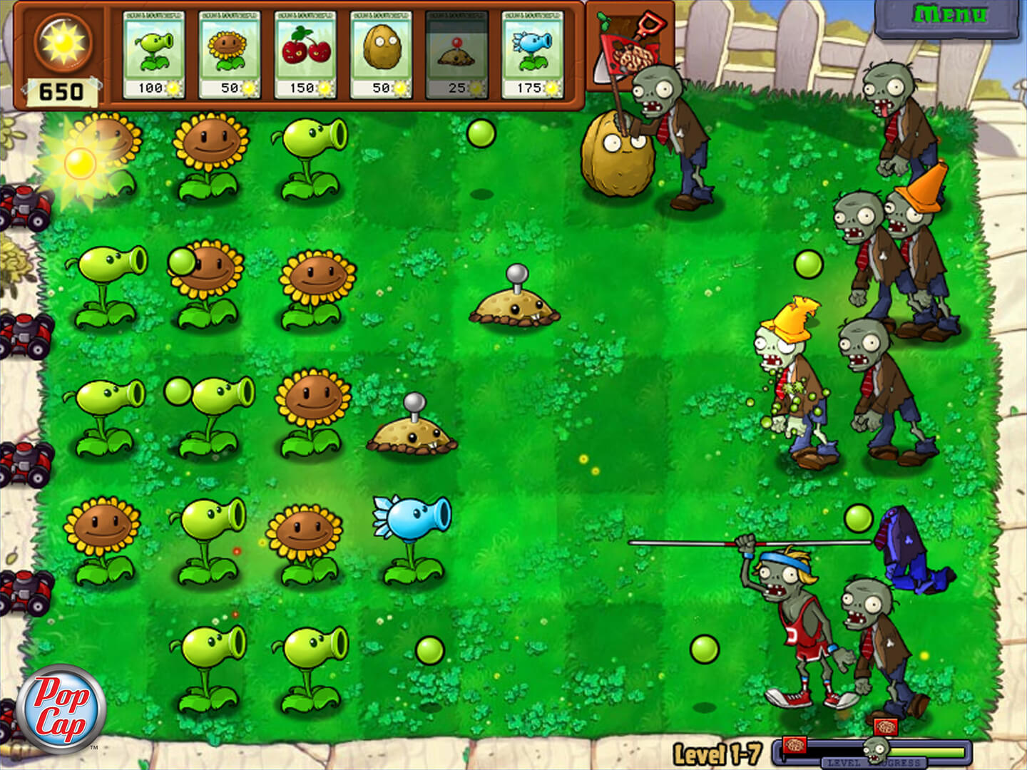 Официальный трейлер к Plants vs. Zombies сможете найти по ссылке ниже. Фото.